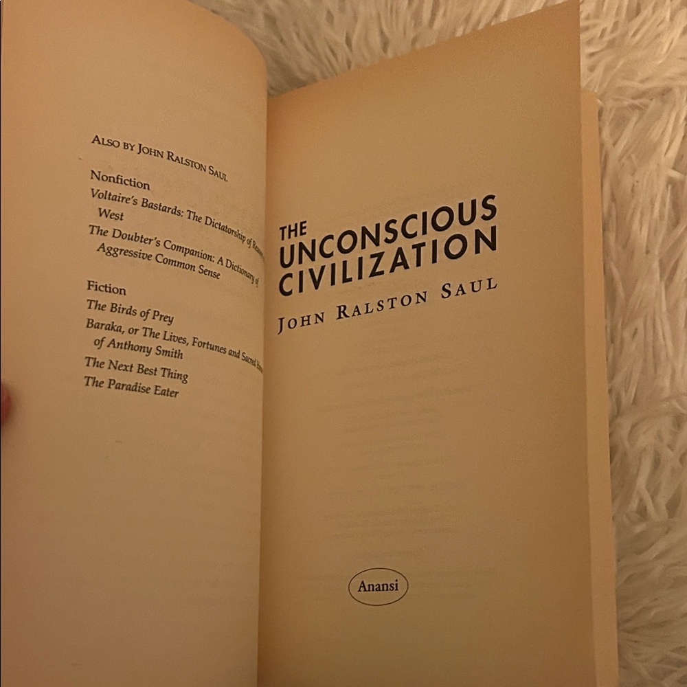 The Unconscious Civilization Book - Picture 6 of 6
